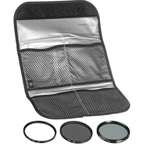 Hoya 46mm 3 Digital Slim Filter Set II (HMC UV / Circular Polarizer / ND8) with Pouch