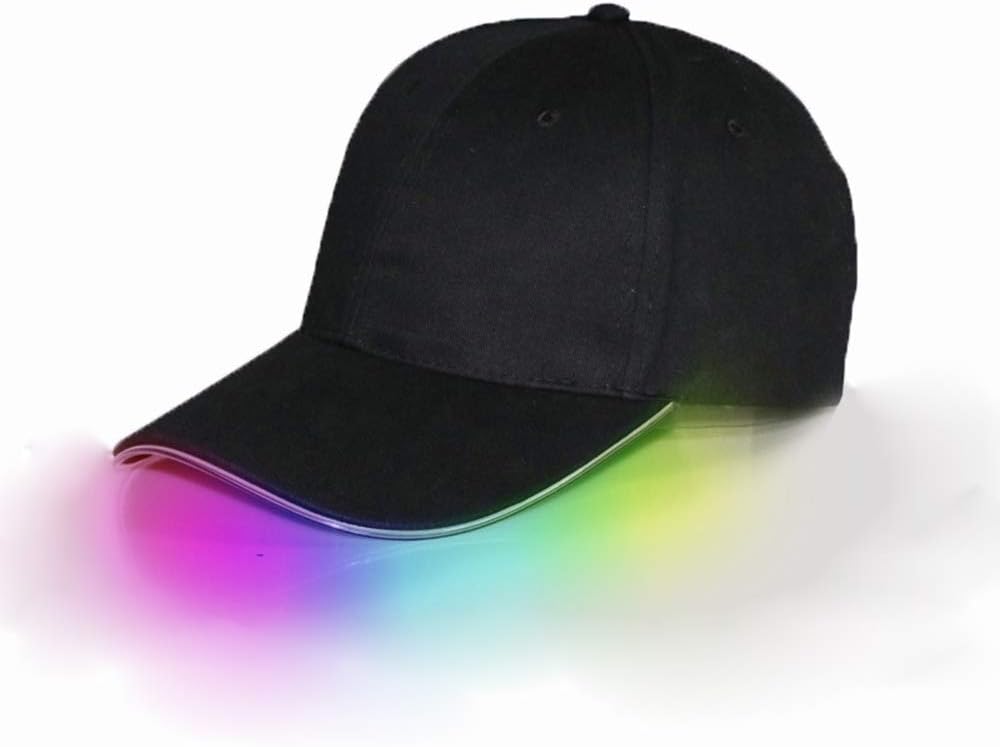 Ruimin Unisex Flash Cap Glow Light Bright in Night - Be The Coolest One with a FashionCool Cap [Adjustable LED Sports Hat]