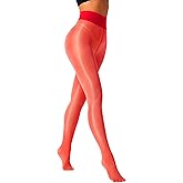 VEBZIN Tights for Women Black Sheer Tights High Waisted Stockings Pantyhose