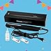 Huachi Steam Hair Straightener Flat Iron Ceramic Tourmaline Plates, Salon Hair Iron Dual Voltage Travel 2 in 1 Straightening Iron with Adjustable Temperature, 1- inch, Black