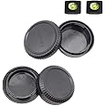 Fuji X Front Body Cap & Rear Lens Cap Cover for Fujifilm X-T5 X-T4 X-T3 X-T1 X-T2 X-S10 X-T30 X-T20 X-T10 X-H2 X-H2S X-H1 X-T200 X-T100 X-PRO3 More Fujinon X Mount Camera & Lens Accessory