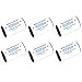 Miraclekoo C Size Battery Spacers for Sanyo Eneloop or Other AA Batteries, AA to C Size Battery Adapter C Battery Converter,6 Pack