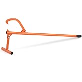 VEVOR 48" Timberjack Log Lifter, Adjustable Heavy Duty Log Roller Cant Hook, Log Jack with Rubber Grip, Log Cant Hook Logging Tools for Rolling and Raising Up Logs up to 15" Dia