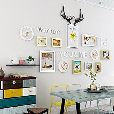 Wuxk Die Nordischen Sofa Im Wohnzimmer Einrichtung Wand Foto Wall Frame Wand Modernen Minimalistischen Dekoration Bilderrahmen Schlafzimmer Wanden 9 Amazon De Kuche Haushalt