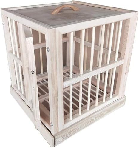 Amazon Co Jp 鳥かご 手作り 木 ハト 鳥の巣 サイズ 35 35 40cm ペット用品