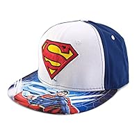 Animewild DC Comics Superman Sublimated Logo Snapback Baseball Cap