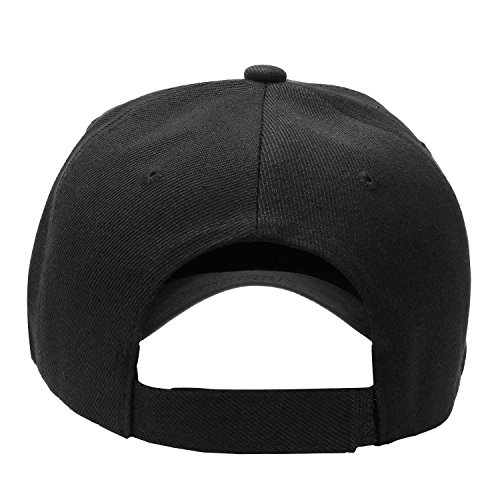 Classic Plain Constructed Curved Bill, Curved Brim Adjustable Velcro