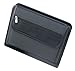 Samsill E-Keeper Portfolio with Zippered Closure, Dual iPad/Tablet Pockets, 8.5 inch x 11 inch Writing Pad, Charcoal/Black