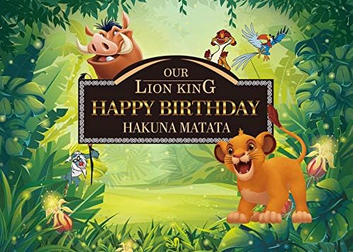 Gya Baby Simba Lion King Backdrop Background Kids Childrens Boys