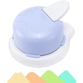 UCEC 4 in 1 Upgraded Corner Cutter, Corner Punch for DIY Crafts Photo Card | Corner Rounder Punch (Inside Rounded Corner+R4mm+R7mm+R10mm), Paper Corner Rounder for DIY Scrapbooking Tags (Purple)