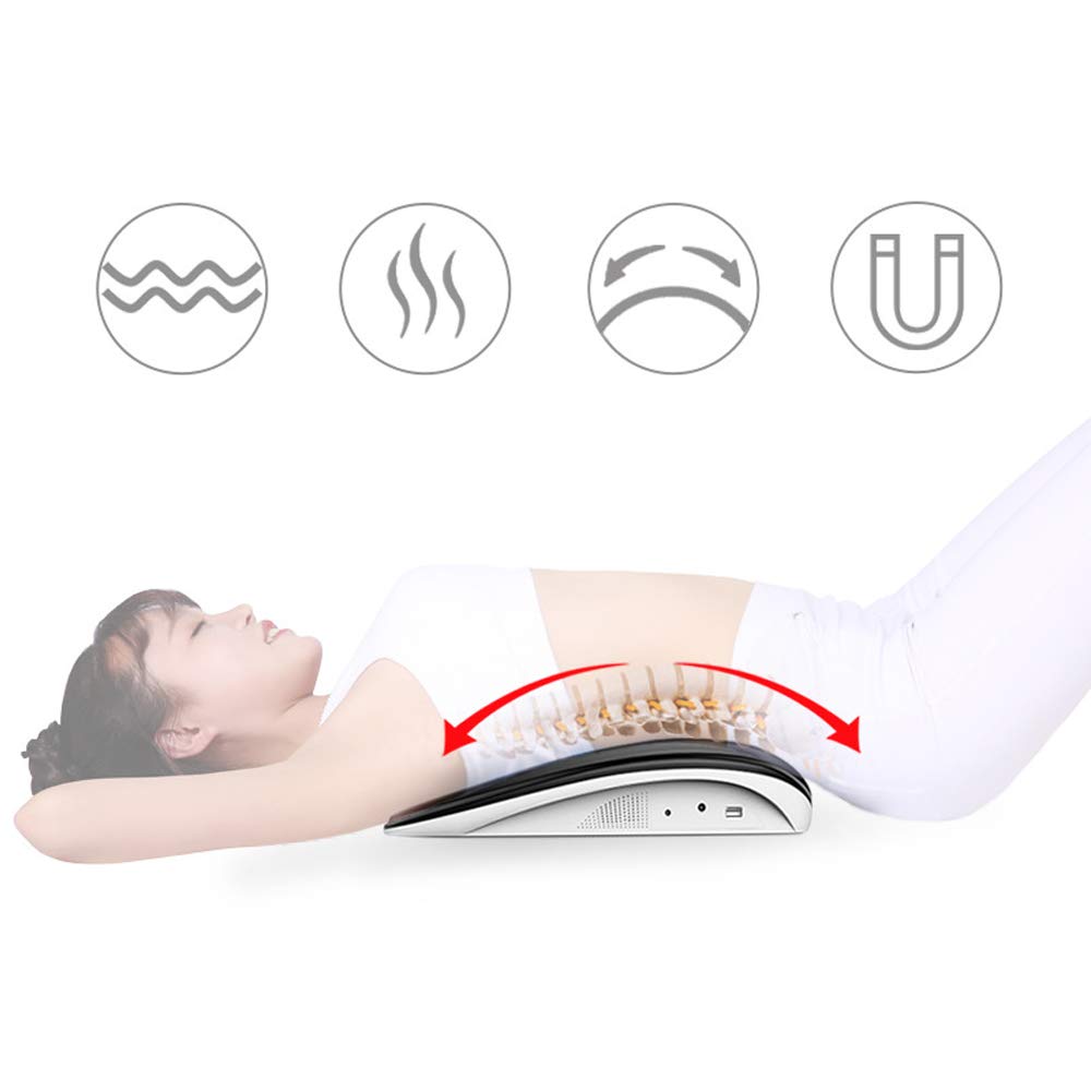 指圧マッサージクッション B07sj4ktyv ショッピング 暖房腰椎サポート背中のマッサージ携帯オフィス自宅の背中の痛み理学療法腰椎椎間突出補正