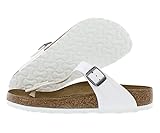 Birkenstock Unisex Gizeh White Birko-Flor Sandal 39