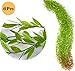 Artificial Eucalyptus Garland 6pcs Ivy Vines for Wall Hanging - Fake Willow Leaf Greenery Total 30 Branches - Plants Leaves for Party Décor Wedding Backdrop House Garden and Wall Decoration
