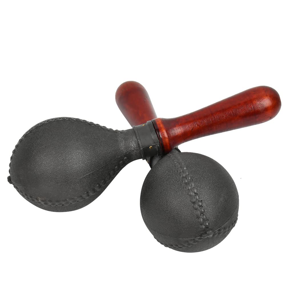 CENBEN Maracas Percussion Instrument Adult Shakers Instruments Rattle Hand Sand Hammer with ABS Plastic Shells and Wooden Handles Big Maracas for Early Education Aids,Percussion Toys