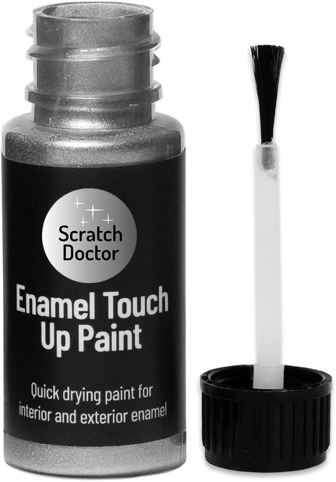 The Scratch Doctor Enamel Touch Up Paint 15ml Silver