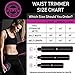 TNT Pro Series Waist Trimmer Weight Loss Ab Belt - Premium Stomach Fat Burner Wrap and Waist Trainer (Original) …