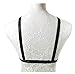 Jelinda Women Harness Elastic Cupless Cage Bra Hollow Out Strappy Crop Top (4), One Size