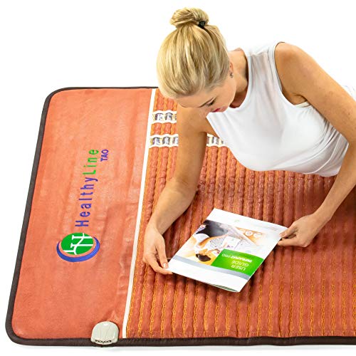 HealthyLine Far Infrared Heating Pad Firm Mat Filled with Amethyst