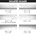 Equilibrium Architects Scale - 12 Inch Triangular Aluminum Drafting Scale Ruler in Common Imperial Units - Great Gift for Engineers Draftspeople Students and More (12