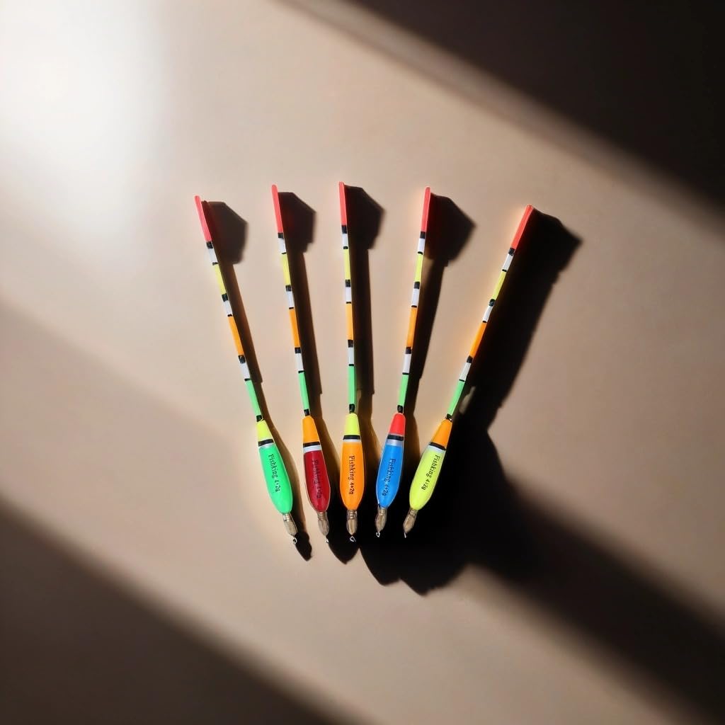 DAUERHAFT Fishing Floater Sensitive Sliding Buoy Non-fading Fishing Float Water Resistant Environmentally Friendly,for Fishing(4+2g)