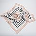 Kerchief Neck Scarf, LITOON Women Square Kerchief, Multi-function Scarf as Neckerchief,Handkerchief,Fashion Accessories (23.6X23.6 inch) (Grey/Pink)