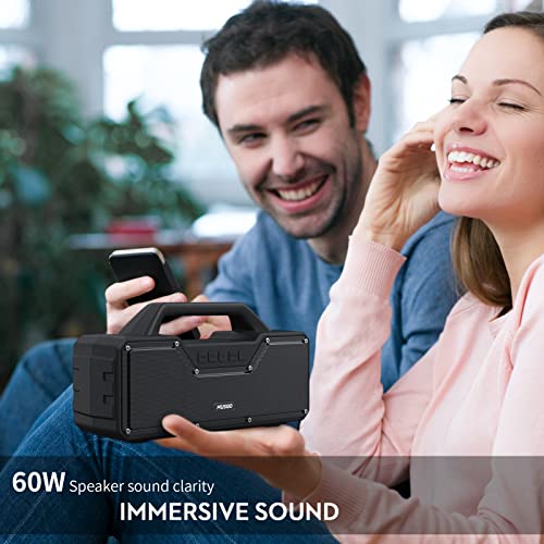 Outdoor Bluetooth Speakers MUSGO Portable Speaker Wireless Bluetooth 5.