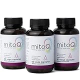 MitoQ Antioxidant Supplement 180 Capsules - Ultra Energy Booster 100s of Times More Powerful Than CoQ10 or Ubiquinol