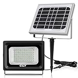 CLY 60 LED Solar Lights, Outdoor Security Floodlight, 300 Lumen, IP66 Waterproof, Auto-induction, Solar Flood Light for Lawn, Garden