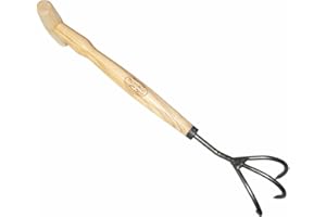 Tierra Garden Dewit 3-Tine Cultivator with P-Grip Handle