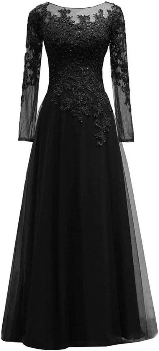 Sumnus Plus Size Lace Tulle Appliques Beads Mother of The Bride Dress Elegant Evening Gown