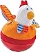 HABA Roly Poly Chicken Soft Wobbling & Chiming Baby Toy