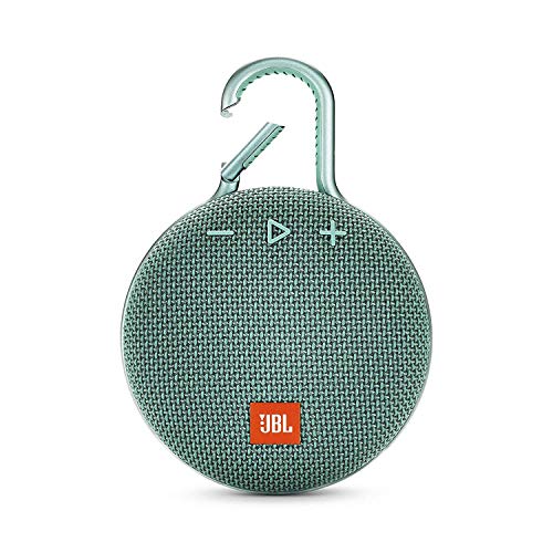 JBL Clip 3 – enceinte Bluetooth Portable avec Mousqueton – Étanchéité Ipx7 – Autonomie 10hrs – Qualité Audio JBL – Turquoise