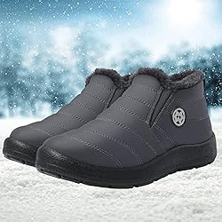 Eagsouni Snow Boots Womens Winter Ankle Boots