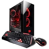 iBUYPOWER Gaming Computer Desktop PC AM006A AMD FX-8320 8-Core 3.5Ghz (4.0Ghz), NVIDIA Geforce GTX 1050 Ti 4GB, 16GB DDR3 RAM, 2TB 7200RPM HDD, Wi-Fi USB Adapter, Win 10 Home, Black