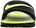 Nike Men's Benassi Solarsoft Slide Athletic Sandal, Black/Volt, 8 D(M) US