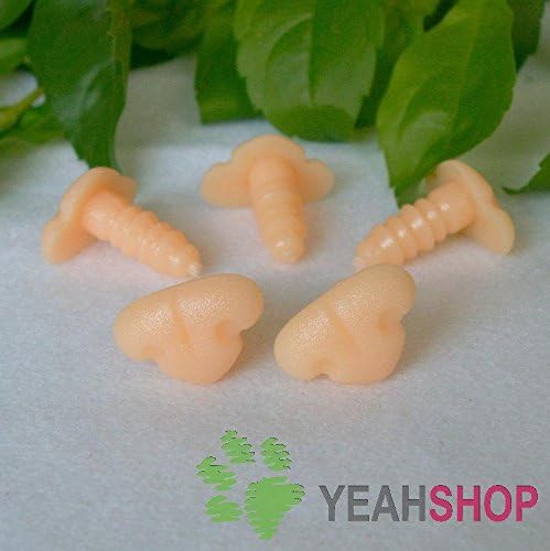 15mm Fleshcolor Cat Nose/Safety Nose/Plastic Nose - 25pcs