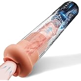 Waterproof Realistic Male Masturbator,Adult Sex Toys for Men,Sucking & Pumping Male Sex Toy, Premuim quiality Pocket Pussy St