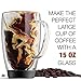 Stone & Mill Double Walled Insulated Glass Coffee Mugs, Silicon Base, Non slip for Espresso, Latte, Cappuccino, Thermo Glassware, 15 ounce, Set of 2, Gift-boxed - AM-13-SB (Black)