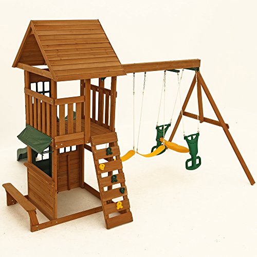 windale wooden swing set