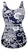 Angerella Vintage Retro One Piece Bathing Suit Swimwear