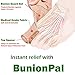 Bunion Relief, Bunion Corrector, Bunion Pads, Toe Separators, Big Toe Straightener, BunionPal for Bunion, Hallux Valgus, Big Toe. Bunion Brace, Bunion Cushion, Big Toe Spacers