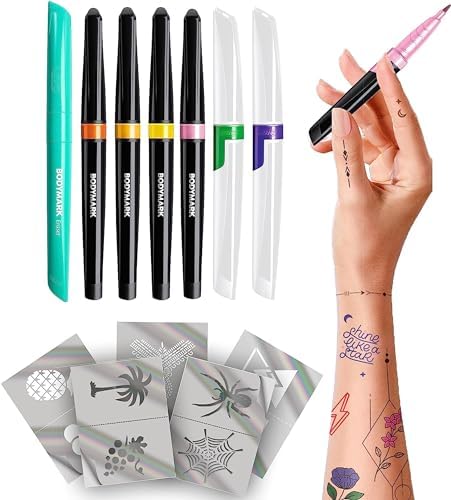 BIC BodyMark Expansion Pack Temporary Tattoo Marker for Skin