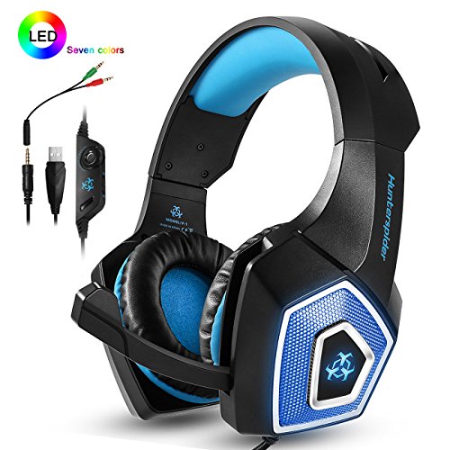 PS4-HeadsetXbox-One-HeadphonesGaming-Headset-with-LED-lightStereo-Gamer-Headphones35mm-wired-Over-ear-Noise-Isolating-Microphone-Volume-Control-for-MacHeadphones