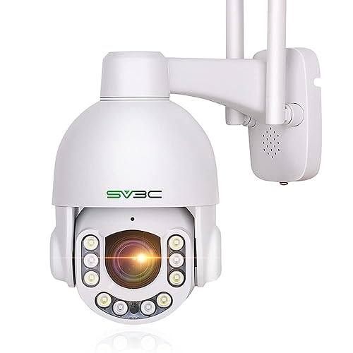 SV3C 5MP PTZ IP Camera Outdoor, Dual Band 5GHZ WiFi Cameras
