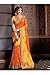 Indian Fashion Indian Women Designer Party wear Orange and Yellow Color Saree Sari