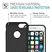For iPhone 7 Case - MoKo Slim Fit Shockproof Liquid Silicone Gel Rubber Protective Case Soft Touch Back Cover for Apple iPhone 7 2016, BLACK