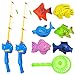 NiGHT LiONS TECH Fishing Toys for Kids, Toy Fishing Pole Fishing Game Party Toys Bath Toy for 3 4 5 6 Year Old Boys Girls Gifts