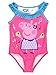 Peppa Pig Girls Swimwear Swimsuit (4T, Pink)
