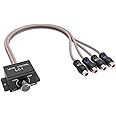 Recoil LC1 Universal RCA Level Controller Car Audio Amplifier Gian Level Bass Boost Volume Control Knob