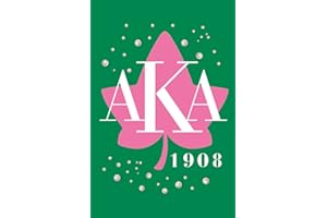 AKA Pink and Green Notebook Journal: AKA Pink and Green Notebook Journal |6x9|108 Pages| Gift, Diary, Notebook for Meetings, Notes, School, Business or Alpha Kappa Alpha Sorority Gift or Crossing Gift